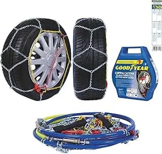 Goodyear 77914 : Chaînes à Neige 9 mm Haute Résistance - Taille 130