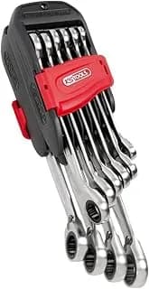 KS TOOLS GEARplus : Jeu de 10 Clés Mixtes à Cliquet Réversible 8-19 mm