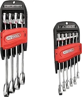 Coffret 10 Clés Mixtes à Cliquet KS Tools GEARPLUS 8-19mm - Réversibles 72 Dents