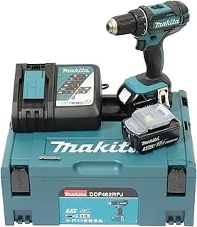 Perceuse Visseuse Makita DDF482RFJ 18V LXT - 2 Batteries 3.0Ah et Coffret Makpac
