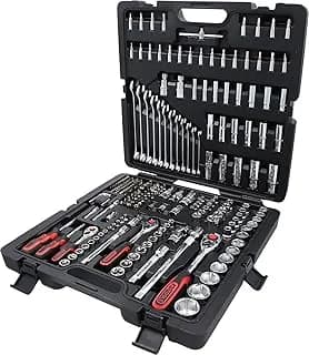 Coffret de Douilles KS Tools 918.0216 Chrome Plus - 216 Pièces 1/4" 3/8" 1/2"