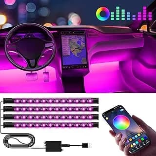 Système d'Éclairage LED RGB-IC Automobile Winzwon - Contrôle PWM & App Bluetooth