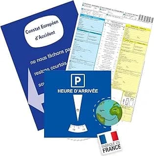 Pack Conformité Blaubody : Disque de Stationnement ISO 216 & Constat Européen IRSA