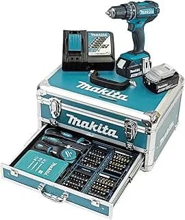 Perceuse à percussion Makita DHP482RFX9 18V LXT - 2 batteries 3.0Ah & Accessoires
