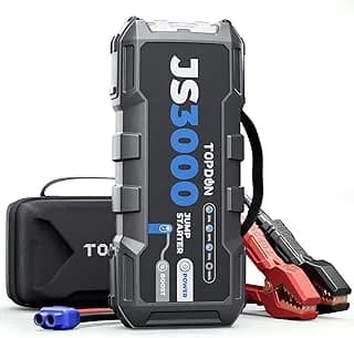 TOPDON JS3000 Jump Starter : Booster Lithium 3000A - 24000mAh - 12V Pro