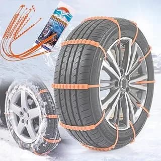Pack 12 Chaînes à Neige Universelles GripMax - Traction d'Urgence Tout Terrain