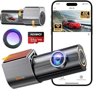 Dashcam Expert 4K UHD - Capteur CMOS 8MP - WiFi 5G - Filtre CPL - IPS 1.47"