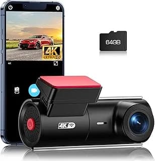 Dashcam VOLAM 4K UHD 2160P - Capteur G-Sensor CMOS - Optique 170° - WiFi 2.4GHz