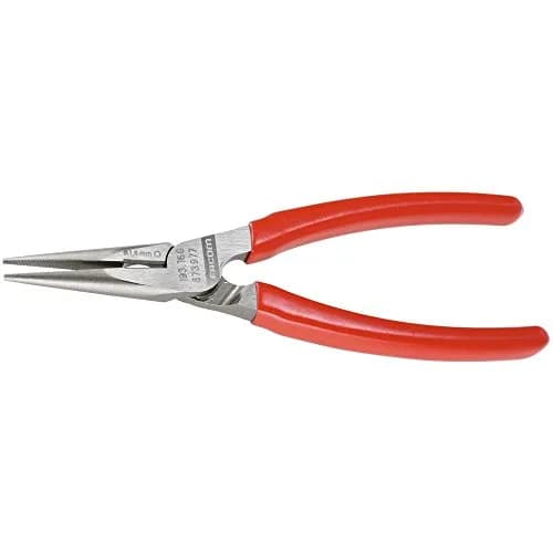 Pince Demi-Ronde Facom 193.16G à Becs Longs et Gaines PVC - 160mm