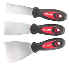 Jeu de 3 Spatules Souples en Inox FACOM 237.J1 - Qualité Professionnelle