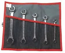 Jeu de 5 Clés à Tuyauter Inclinées 15° FACOM 42.JE5T en Trousse