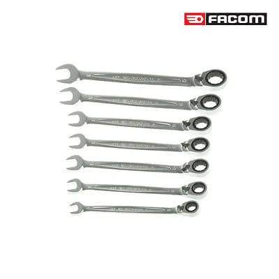 Jeu de 7 Clés Mixtes à Cliquet Facom 467.J7 | 8 à 19 mm