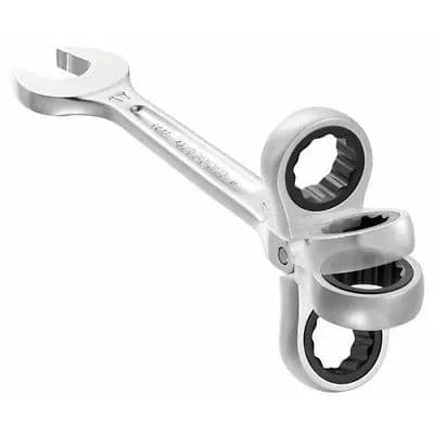 Clé Mixte à Cliquet Articulée FACOM 467BF.15 - 15 mm - Tête Flexible