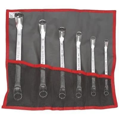 Jeu de 6 Clés Polygonales Contre-coudées Facom 55A.JN6T en Trousse