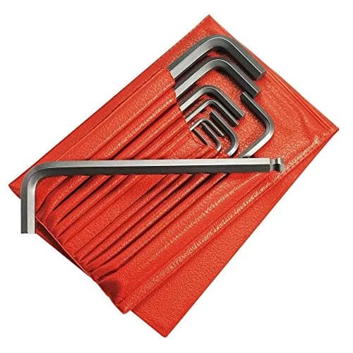 Jeu de 13 Clés Mâles Longues 6 Pans FACOM 83H.JL13 en Trousse (3 à 19 mm)