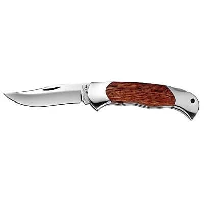 Couteau à cran d'arrêt FACOM 840.4A - Manche Bois de Rose & Argent