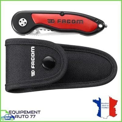 Couteau de poche à cran d'arrêt FACOM 840.F - Lame Mixte Inox