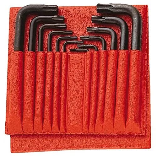 Jeu de 12 Clés Mâles Torx Facom 89.JL12 en Trousse de Rangement