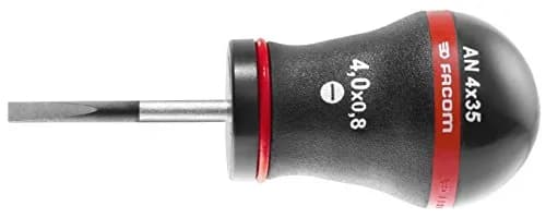 Tournevis Court Protwist Fente 4x25 mm FACOM AN4X25 - Manche Boule