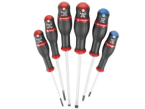 Jeu de 6 Tournevis Protwist Facom AND.J6 - Fente et Pozidriv