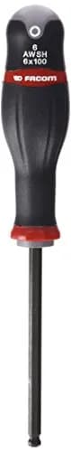 Clé Mâle 6mm à Tête Sphérique Facom AWSH6X100 - Manche Protwist