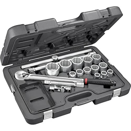 Coffret FACOM KL.501 - Jeu de 12 Douilles 3/4" 12 Pans avec Cliquet