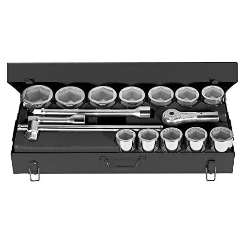 Coffret de Douilles 1" 6 Pans Facom M.431U - 15 Pièces avec Cliquet
