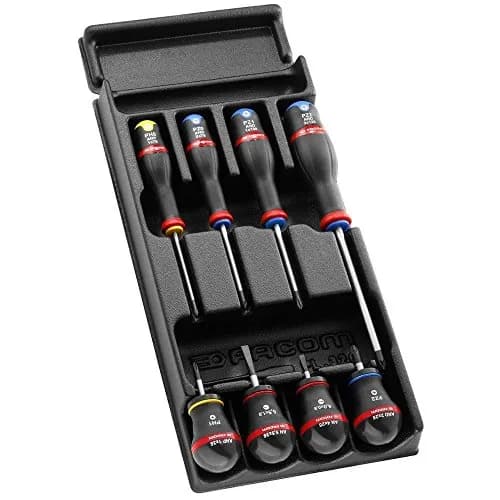 Module de 8 Tournevis FACOM Protwist MOD.A3 avec Plateau Thermoformé
