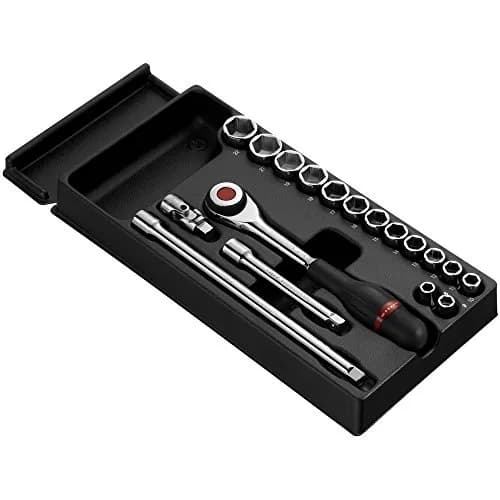 Module de Douilles 3/8" FACOM MOD.J6 - 6 Pans de 8 à 22 mm