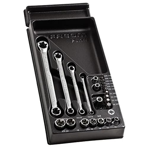 Module Torx Facom MOD.TX1 : Jeu Complet Douilles, Embouts et Clés