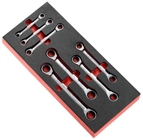 Module Mousse 7 Clés à Cliquet Droites FACOM MODM.64J7 (6 à 19 mm)