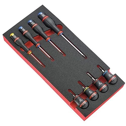 Module de 8 Tournevis FACOM Protwist MODM.A3 avec Plateau Mousse