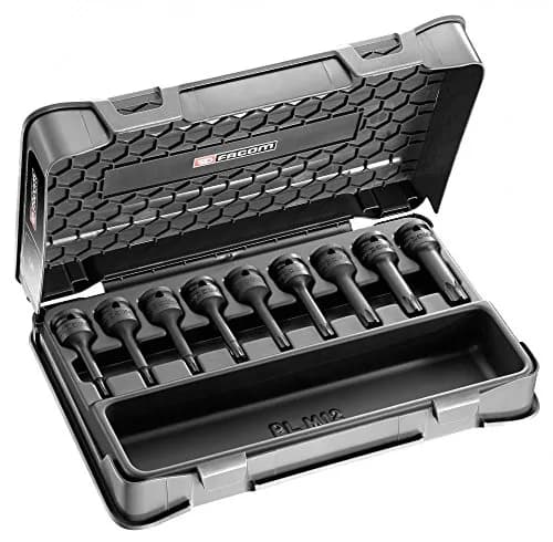 Coffret de 9 Douilles Impact 1/2" Longues Torx FACOM NSXL.J9A