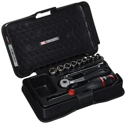 Coffret de Douilles FACOM R.151-1P6 - Carré 1/4" - 12 Pièces 6 Pans