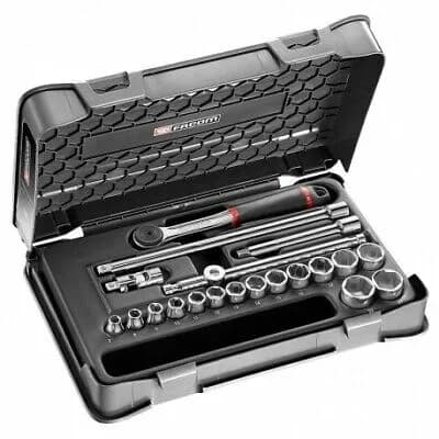 Coffret de Douilles 1/4" FACOM R.161-3P6 - Cliquet R.161B et 19 Pièces