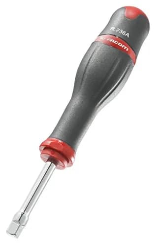 Poignée Emmanchée 1/4" FACOM R.236A - Manche Ergonomique 158mm