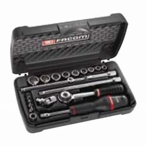 Coffret de Douilles 1/4" 12 Pans en Pouces FACOM RB.425UP - 11 Pièces