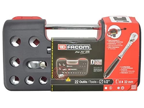 Coffret de Douilles FACOM SL.DBOX412 1/2" 12 Pans - 22 Pièces