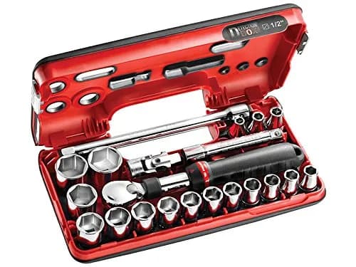 Coffret Cliquet Extensible 1/2" FACOM SXL.DBOX1 - 21 Pièces avec Douilles