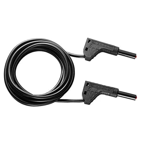 Cordon de Raccordement Noir FACOM 1804B.N - Fiches 4mm - Longueur 2,1m