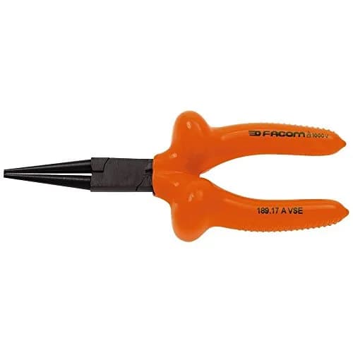 Pince à Becs Ronds Isolée 1000V Facom 189.17AVSE - 170mm