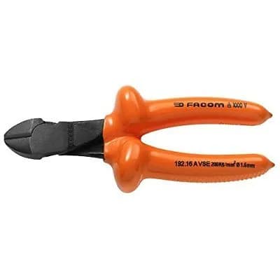Pince coupante isolée 1000V Facom 192.16AVSE pour fil dur - 160mm