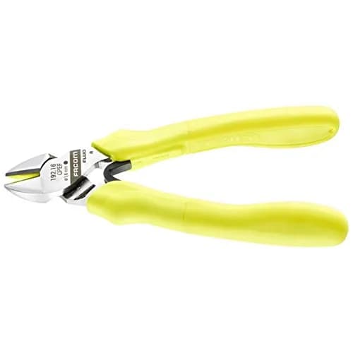 Pince Coupante Diagonale Facom 192.16CPEF-R - 16cm Rétention Fluo
