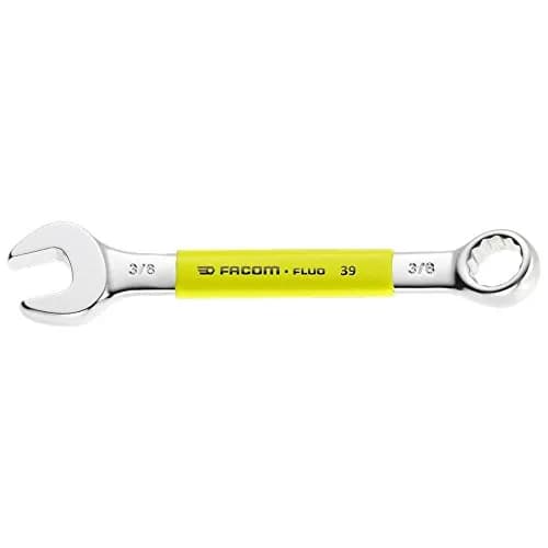 Clé Mixte Courte 3/8" FACOM 39.3/8F - Fluorescence UV et Profil OGV
