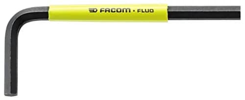 Clé Mâle 2.5mm FACOM 82H.2.5F - Gamme Fluorescente Haute Visibilité