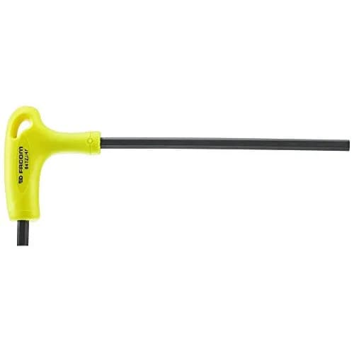 Clé Mâle 1/4" Facom 84TZ.1/4F Fluo avec Poignée en T Ergonomique