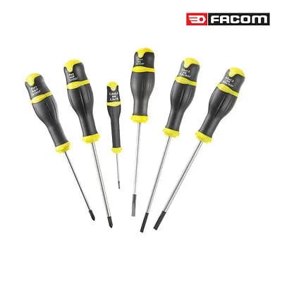 Jeu de 6 Tournevis Protwist Fluo FACOM ANP.J6F + Lampe UV