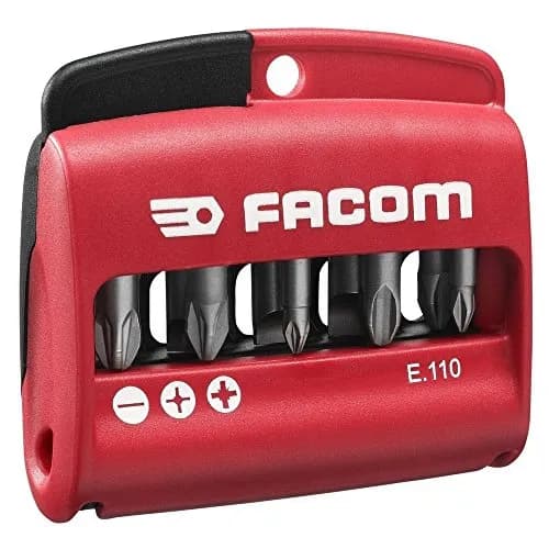 Coffret de 10 Embouts de Vissage FACOM E.110 avec Porte-Embouts
