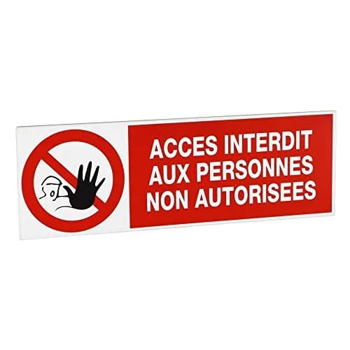 Panneau de Sécurité Véhicule Électrique FACOM EV.PP - Signalisation 450x150mm