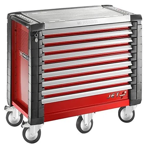 Servante FACOM JET.9M5 JET M5 - 9 Tiroirs Haute Performance Rouge